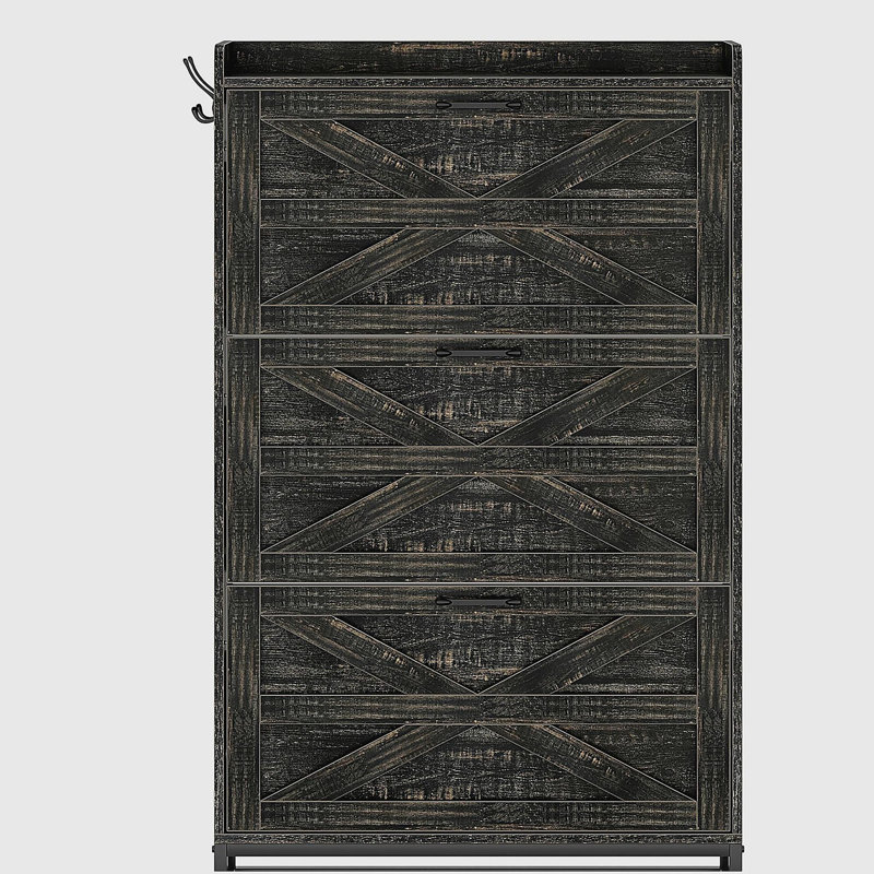 Entryway Shoe Cabinet, Large Capacity Shoe Rack