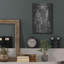 «Anatomical Skeleton Blueprint Vernis Chalkboard», art mural en métal-1115949029