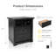 Table de chevet 2 tiroirs Keaton-1516359506