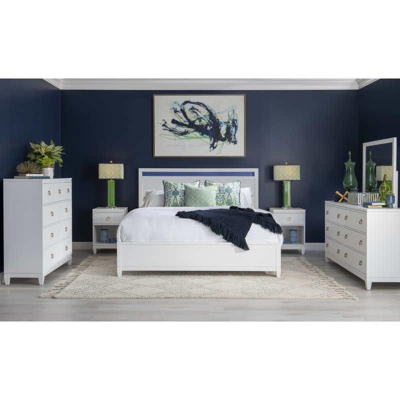 Allyssah 66" Wide - 6 Drawer Double Dresser, White