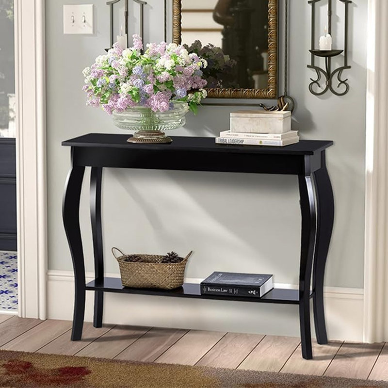 Narrow Console Table, Chic Accent Sofa Table, Entryway ...