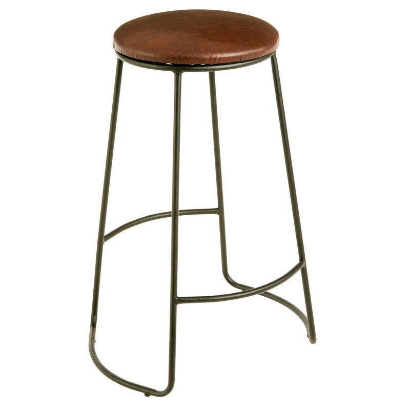 Bilst Upholstered Counter Stool with Metal Frame