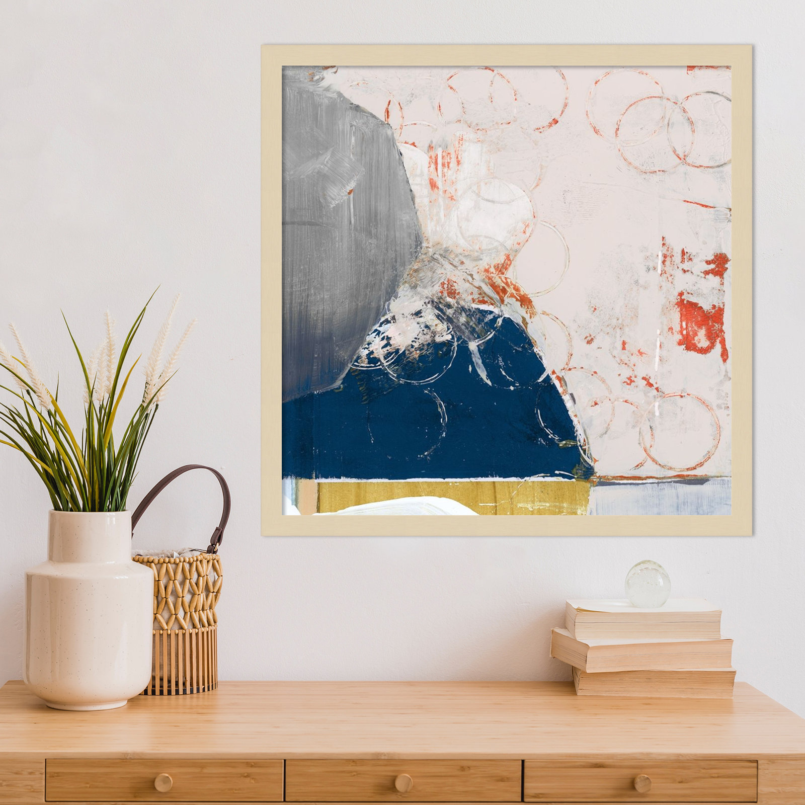 Gilpin "Beautiful Mess No. 2" Print, 21" H x 21" W, Brown