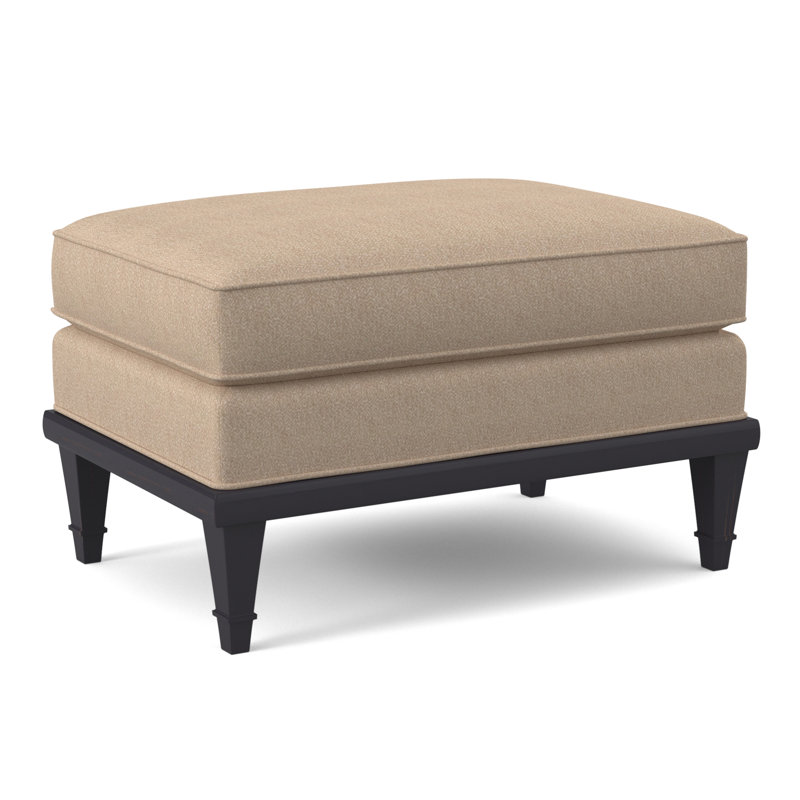 Dublin Ottoman, American Walnut, Margaret Uniform