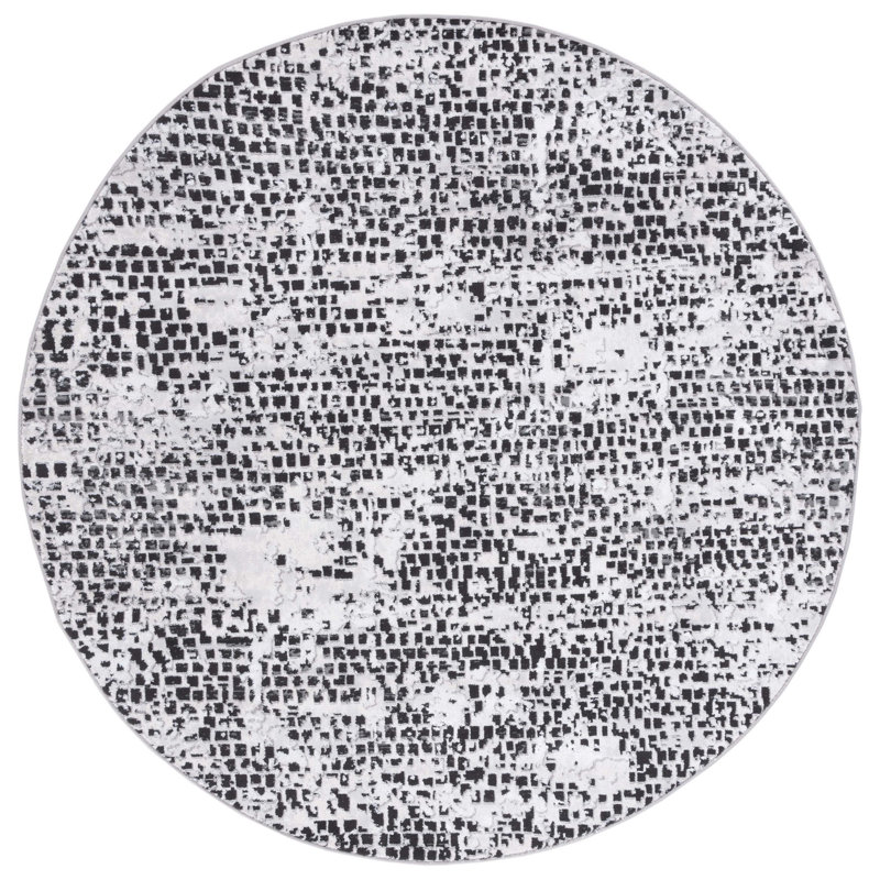 Amelia Performance Abstract Rug, Round 6'7"