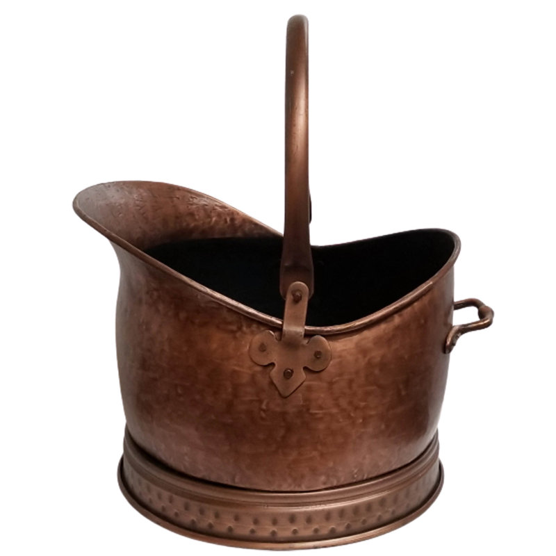 Indie Steel Log Carrier, 28cm H x 37cm W x 32cm D
