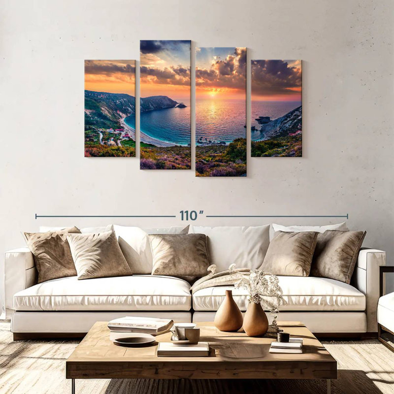 Nicci Petani Beach Sunset, 48" H x 75" W