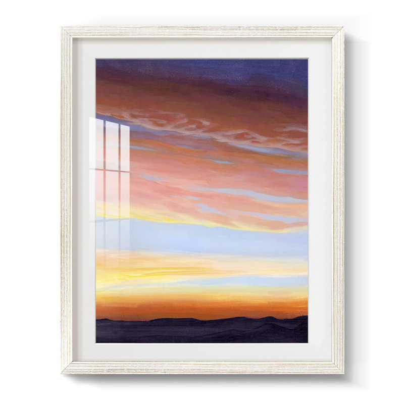 Arizona Highway - Toile tendue avec châssis, H 25,5 po x l 17,5 po, Blanc