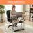Height Adjustable Laptop Desk with Wheels