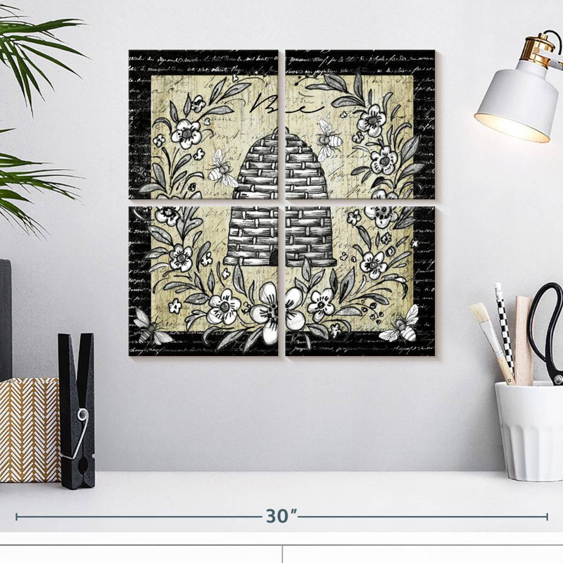 Motif ruche Brampt, H 18 po x l 18 po