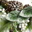 Faux Lighted Plastic 55cm Wreath
