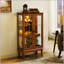 Vitrine lumineuse Curio Cabinet avec tablettes réglables et design élégant pour la décoration intérieure-1294120523