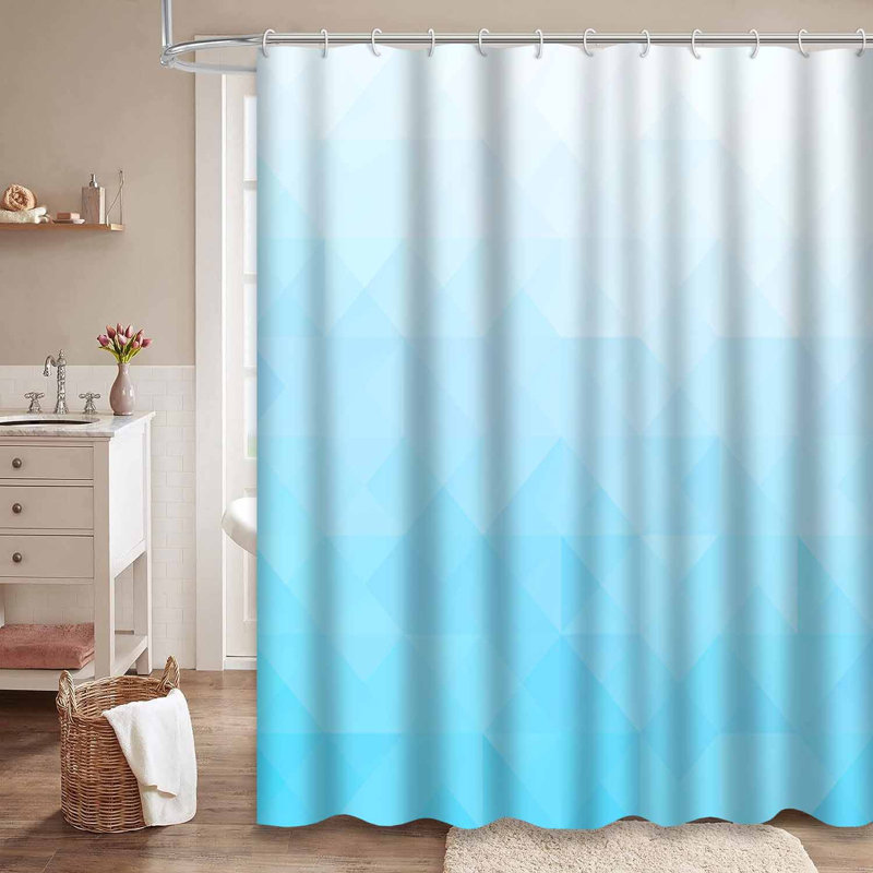 Rideau de douche Grid Mosaic Creative, L 72 po x l 84 po