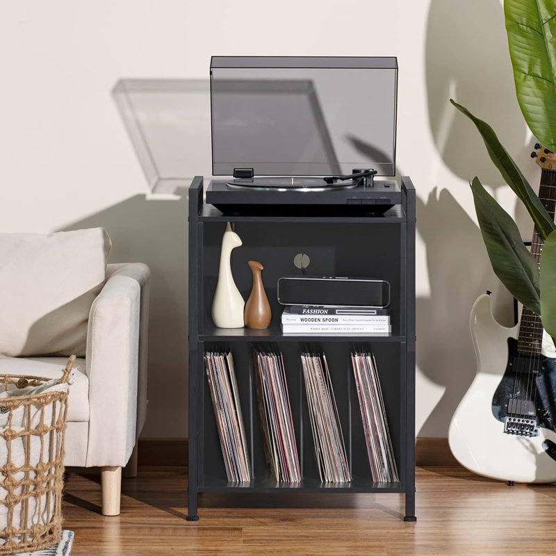 Metal 31.1'' H Media Shelves