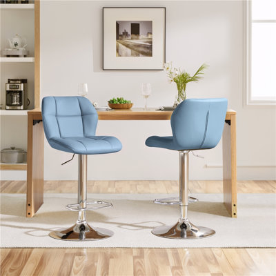 color Height Adjustable Swivel Bar Stools