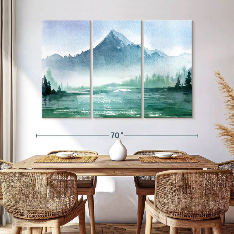 Alvord, montagne et eau, H 42 po x l 65 po