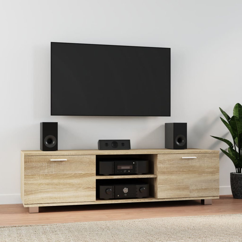 Aspen Hill TV Stand, Smoked Oak, 140 cm
