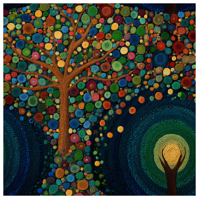 Tapisserie murale arbre - Décoration murale nature, 68in H x80in W with 4 Grommets