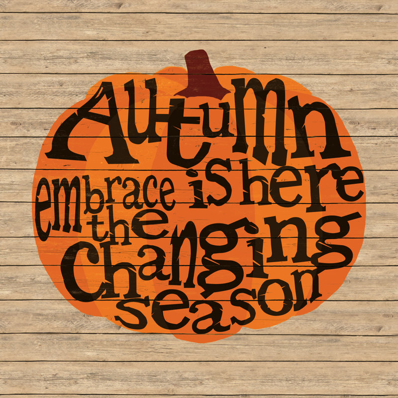 Autumn Is Here 2 - Wrapped Canvas Print, 30cm H x 30cm W x 3.8cm D