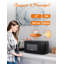 CHM Series COMMERCIAL CHEF 0.7 Cu.Ft Microwave with 10 Power Levels, Black