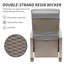 Chaise de patio inclinable avec coussins-457597681
