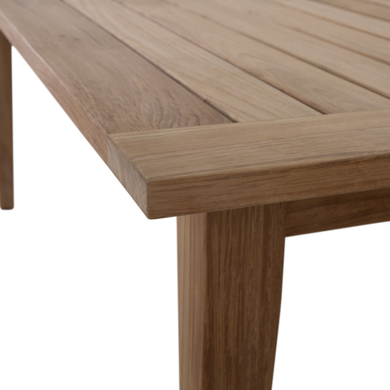 Croquet Teak Outdoor Dining Table