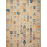 Nazmiyal Collection Modern Handwoven Rug with Pixel Block Motifs 10ft 3in X 13ft 7in