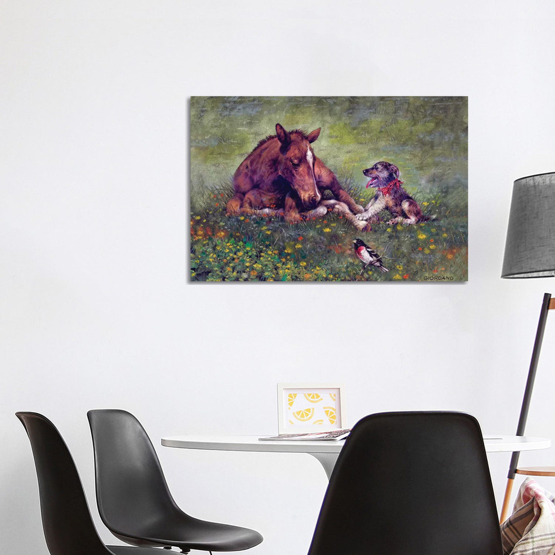Leave Me Alone - Wrapped Canvas Painting