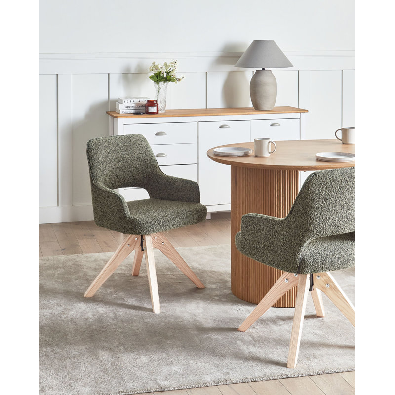 MORAVIA 40cm H Upholstered Armchair in Green