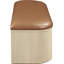 Banc de rangement en cuir Velden-989975575-989975561