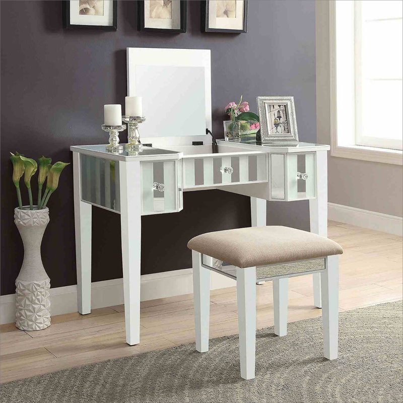 Salyer Vanity, White