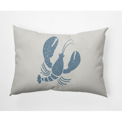 Lobster Coastal Pillow Cover & Insert