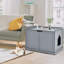 Landon Wood Enclosed Litter Box Enclosure