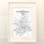 Charlottesville, carte de la ville, impression graphique-1816501841-1816501793