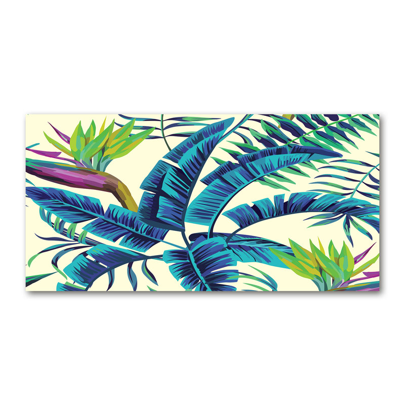 Tropical Leaves - Wrapped Canvas Print