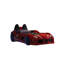 Race Car Twin Bed with Magnetic Doors and LED Lights-141848730