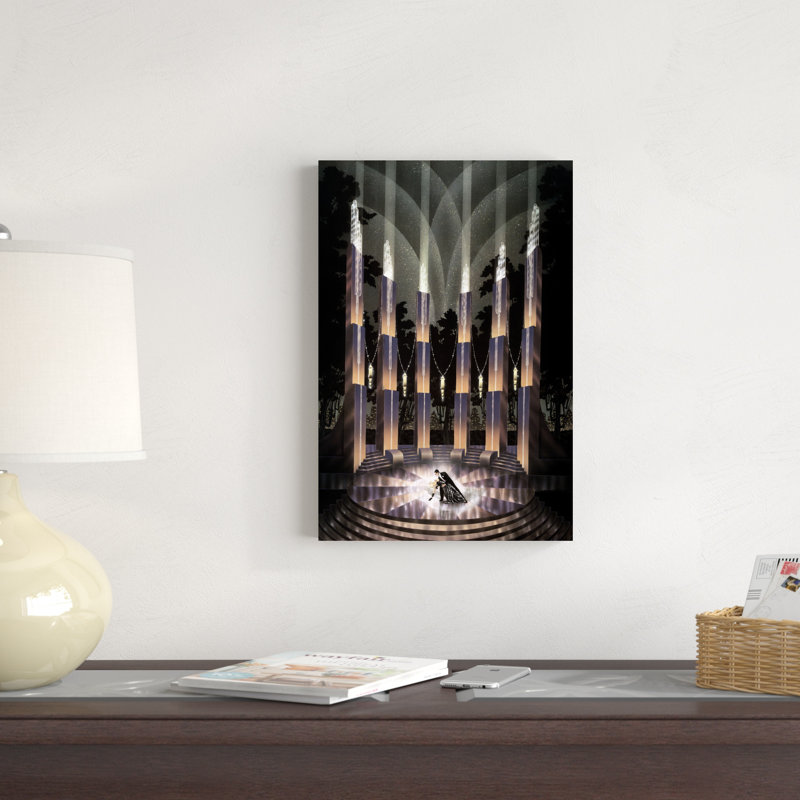 " Nocturne " by Robert Hoppe, 18" H x 12" W x 1.25" D