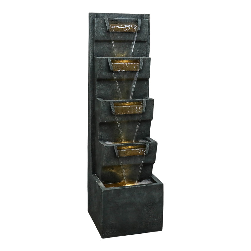 Fontaines en cascade d'intérieur 39,3 po H