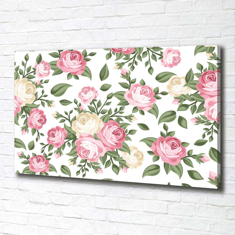 Roses - Wrapped Canvas Print
