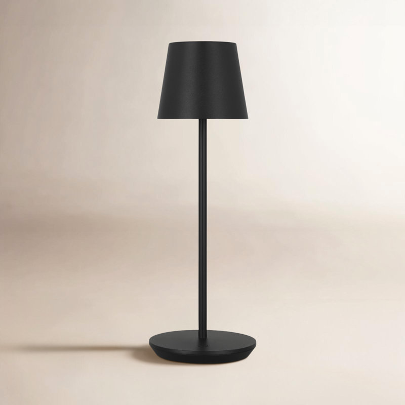 Nevis Accent Rechargeable Table Lamp, Black