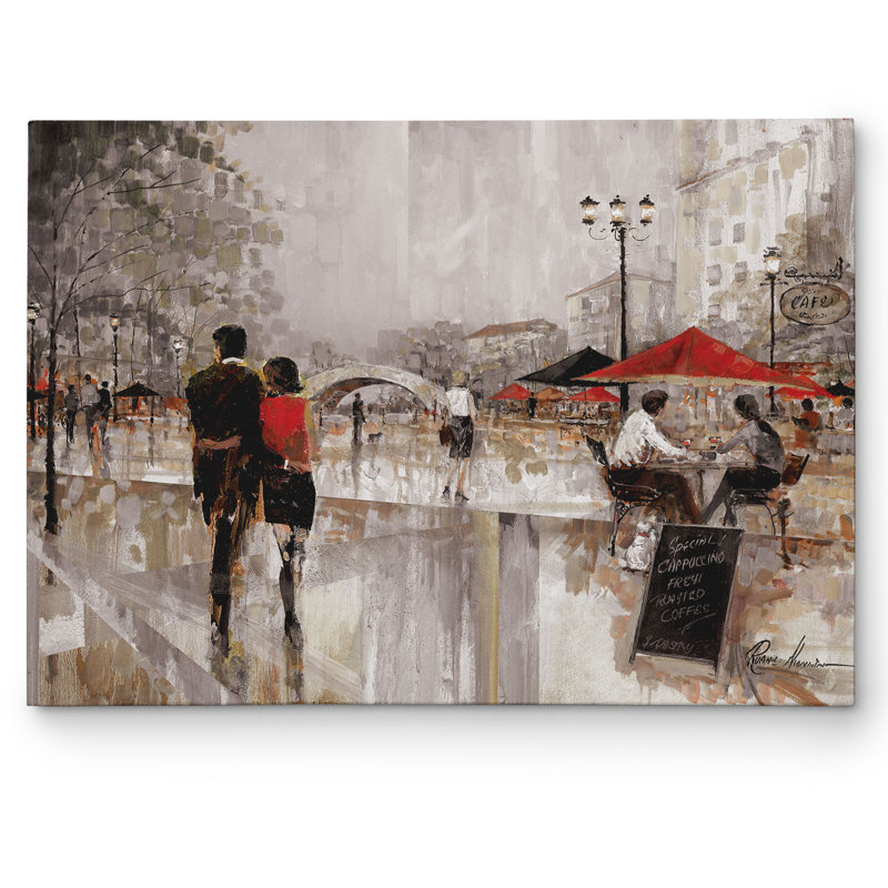 Reproduction sur toile « Charm » Arianie, H 16 po x l 20 po, Toile tendue, Sans cadre