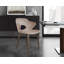 Fauteuil en velours gris Yuliyan