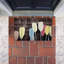 Tapis de porte d'extérieur coloré Lake Paddles Printed, par Kim Allen, 18 po x 30 po