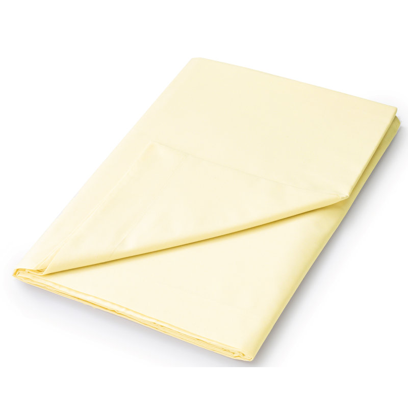Plain Dyed 180 Thread Count Cotton Blend Flat Sheet, Super King (6'), Charcoal