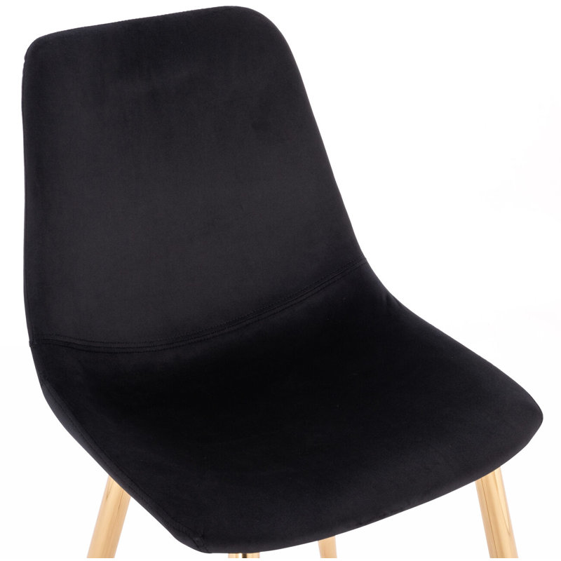 Jackstin Upholstered Dining Chair, Black