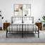 40 cm W Iron Bedside Table-1688440889