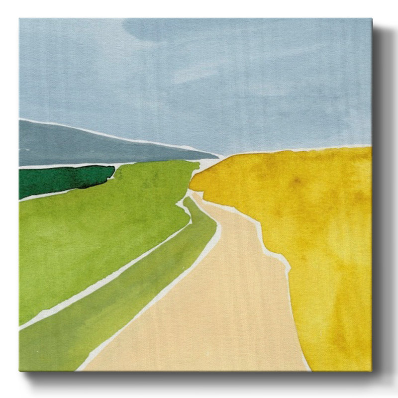 Toile tendue Distant Path III-Gallery, H 8 po x l 8 po x P 1,5 po