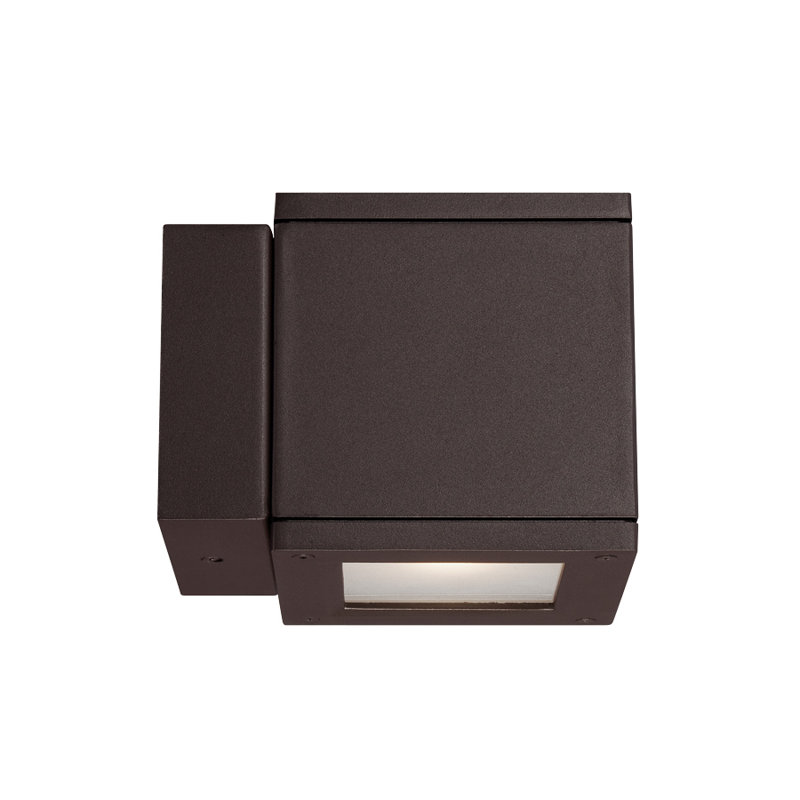 Rubix Outdoor Flush Mount, Bronze