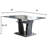 Chennai Glass Top Dining Table