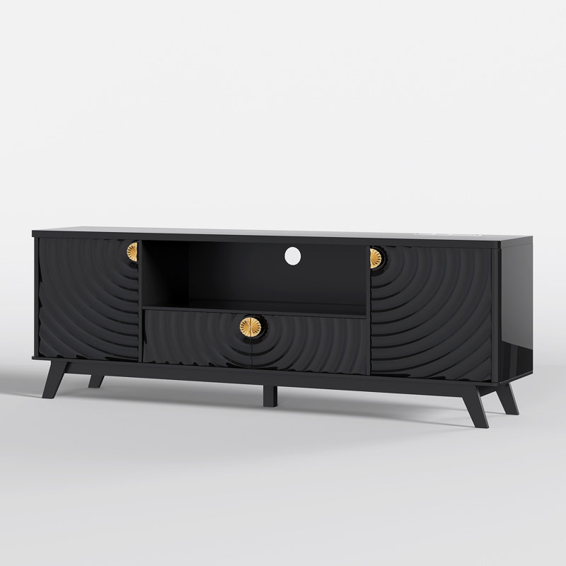 TV Stand for TVs up to 65", Black